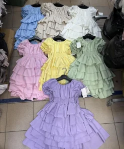 Sukienki DZIECIĘCA size 4-14lat, paczka 6szt ,1 kolor (Sao chép)