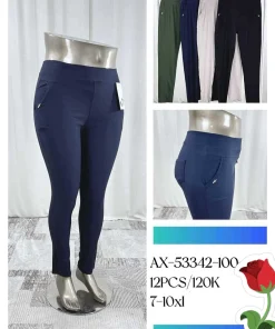 Spodnie Damskie, Size 2xl-6xl, paczka 12szt, mix kolor (Sao chép)