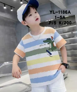 Bluzki DZIECIĘCA , size 1-5 lat, paczka 5szt ,1kolor
