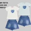 Komplety DZIECIĘCA , Size 116-146 ,paczka 12szt,mix kolor (Sao chép)