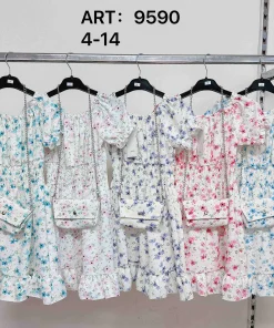 Sukienki DZIECIĘCA , size 4-14lat, paczka 6szt ,1kolor (Sao chép)