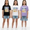 Bluzki DZIECIĘCA size 4-14 lat, paczka 6szt ,1 kolor (Sao chép)