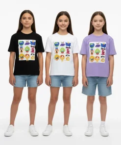 Bluzki DZIECIĘCA size 4-14 lat, paczka 6szt ,1 kolor (Sao chép)