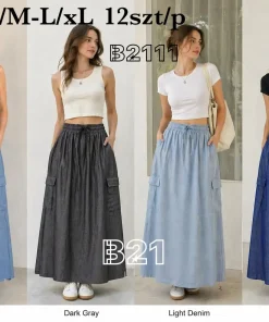 Spódnica damskie, Size s/m-l/xl,paczka 12szt,mix kolor