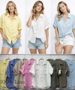 Bluzki DAMSKA WŁOSKA, Size uni ,paczka 6szt mix kolor (Sao chép)