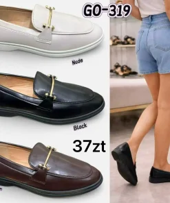 Buty Mokasyny Damskie (36-41, 12par)
