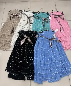 Sukienki DZIECIĘCA , Size 4-14 lat,paczka 6szt,1kolor (Sao chép)