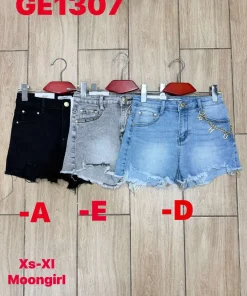Spodenki jeansowe damskie,size xs-xl, paczka 10szt ,1kolor (Sao chép)