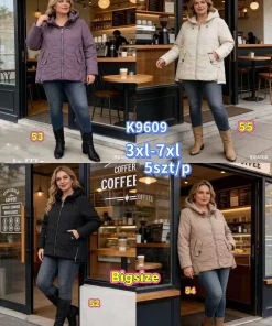 Kurtki damskie, Size 3-7xl,paczka 5szt 1kolor (Sao chép)