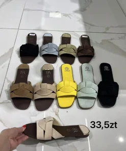 Buty Klapki Damskie (36-41, 12par) (Sao chép)