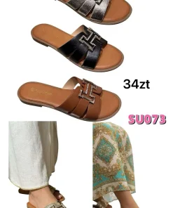 Buty Klapki Damskie (36-41, 12par) (Sao chép)