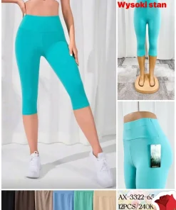 Legginsy Damskie, Size 3xl-6xl, paczka 12szt, mix kolor (Sao chép)