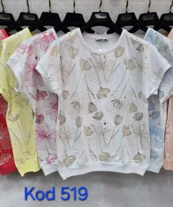 Bluzki damskie tureckie, Size uni ,paczka 6szt mix kolor (Sao chép)