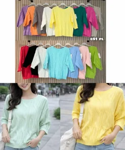 Swetry damskie, Size uni,paczka 6szt ,mix kolor (Sao chép)