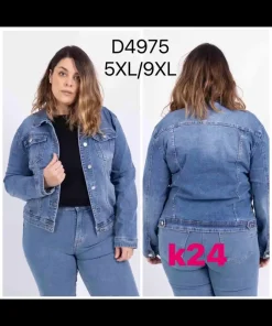 Kurtki Jeansowe damskie, Size xl-5xl,paczka 10szt, 1kolor (Sao chép)