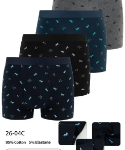 Bokserki MĘSKA , Size m-3xl,paczka 24szt,mix kolor