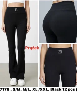 Legginsy Damskie, Size s/m-xl/2xl, paczka 12szt, 1 kolor (Sao chép)