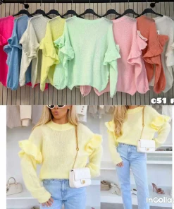 Sweter damskie, Size uni,paczka 6szt ,mix kolor