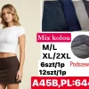 Spódnica krótka Damskie, Size m/l-xl/2xl, paczka 12szt, mix kolor (Sao chép)