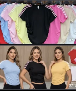 Bluzki damskie, Size uni,paczka 6szt,mix kolor (Sao chép)