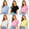 Bluzki damskie, Size uni,paczka 6szt,mix kolor