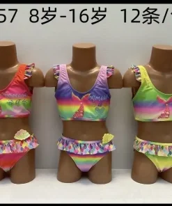 Stroje kąpielowe DZIECIĘCA ,size 4-14 lat,paczka 15 szt,mix kolor (Sao chép)