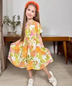 Sukienka DZIECIĘCA ,size 3/4-9/10 lat, paczka 5szt ,1kolor (Sao chép)