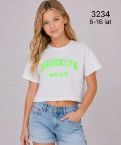 Bluzki DZIECIĘCA, Size 6-16lat,paczka 6szt ,1 kolor