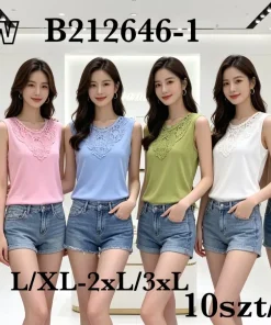 Bluzki damskie,size l/xl-2/3xl,paczka 10szt, mix kolor