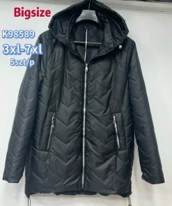 Kurtki Damskie,size 3-7xl,paczka 5szt, 1kolor