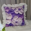 Welvet falbankami poszewki 40*40cm Paczka:10szt / 1kolory