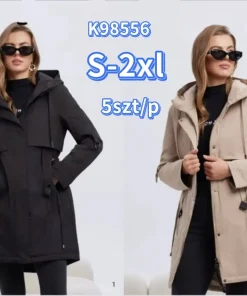 Kurtki Damskie,size s-2xl,paczka 5szt, 1kolor