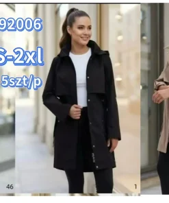 Kurtki Damskie,size s-2xl,paczka 5szt, 1kolor