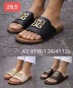 Klapki DAMSKIE (36-41, 12par) (Sao chép)