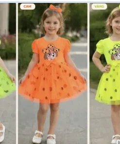 Sukienki DZIECIĘCA, Size 4-8lat, paczka 4szt, 1 kolor