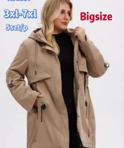Kurtki Damskie,size 3-7xl,paczka 5szt, 1kolor