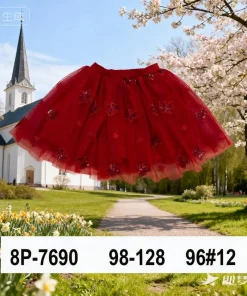 Spódnica DZIECIĘCA ,size 98-128 ,paczka 12szt,1kolor
