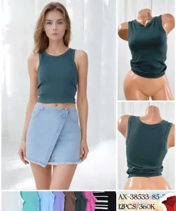 Bluzki Damskie, Size s-xl, paczka 12szt, mix kolor (Sao chép)