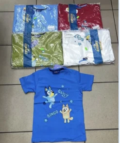 Bluzki DZIECIĘCA, Size 4-8lat, paczka 4szt, 1 kolor