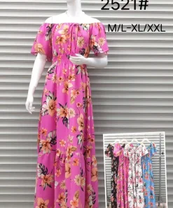 Sukienki Damskie, size m-xl, paczka 12szt, mix kolor
