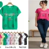 Bluzki damskie , Size uni,paczka 12szt, mix kolor (Sao chép)