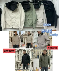 Kurtki MĘSKA , Size s-2xl,paczka 5szt,1kolor (Sao chép)