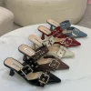 Buty Sandaly na Obcasie DAMSKIE (36-41, 12par) (Sao chép)