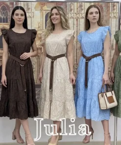 Sukienki DAMSKA WŁOSKA, Size uni ,paczka 6szt mix kolor