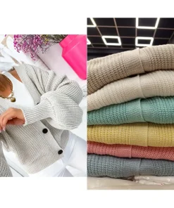 Swetry Damskie wloskie, Size uni ,paczka 6szt,mix kolor