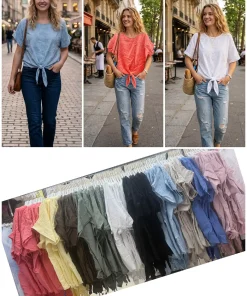 Bluzki DAMSKA WŁOSKA, Size uni ,paczka 6szt mix kolor (Sao chép)