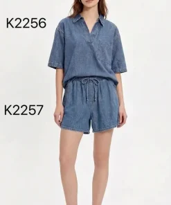 Spodenki jeansowe damskie, Size 32-42,paczka 10szt, 1kolor (Sao chép)