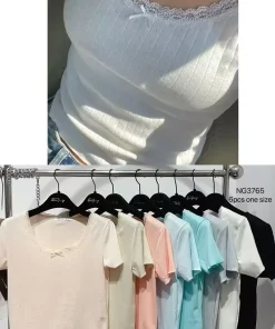 Bluzki damskie, Size uni,paczka 6szt,mix kolor (Sao chép)