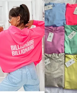 Bluzy Damskie wloskie, Size uni ,paczka 6szt,mix kolor