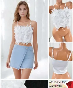 Bluzki Damskie, Size s-xl, paczka 12szt, mix kolor (Sao chép)